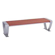 Norwood Open Air Series Recycled Plastic, Modern Premium Bench