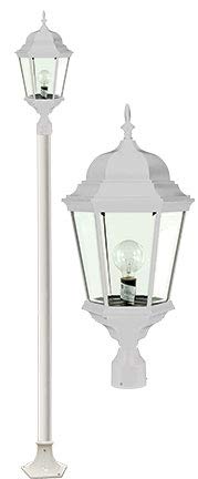 DABMAR LIGHTING INC GM2300-W Fixture,Post,2300,W,Clear Glass