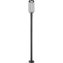 Z-Lite Leland - 16W 1 LED Outdoor Post Mount in Industrial Style-97.25 Inches Tall and 9 Inches Wide