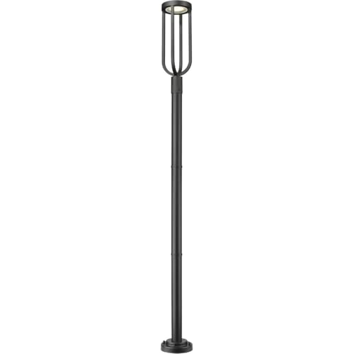 Z-Lite Leland - 16W 1 LED Outdoor Post Mount in Industrial Style-97.25 Inches Tall and 9 Inches Wide
