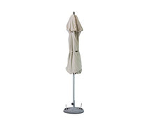 HomeRoots 8' Ecru Polyester Square Market Patio Umbrella Ecru