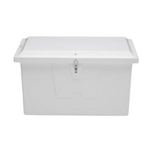 TaylorMade Stow 'N Go Small Fiberglass Deep Dock Box White 27"H x 46"W x 26"D