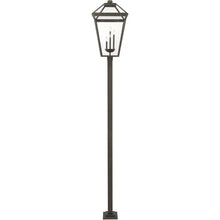 Z-Lite 579PHXLXS-536P-ORB Talbot Outdoor Post, 4-Light 240 Total Watts, Oil Rubbed Bronze