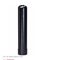 Generic Whole House Fluoride Removal Water Filter 1.5 Cubic Ft Bone Char - 10"x54" Black Blue