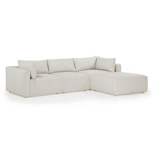 TOV Furniture Hangover Cream Outdoor Modular Sectional