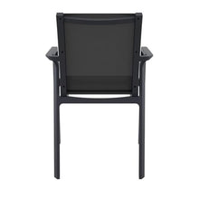 Compamia Pacific Sling Arm Chair in Black (Set of 2)