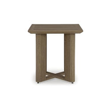 Signature Design by Ashley Outdoor Metal Side Table, Dark Brown