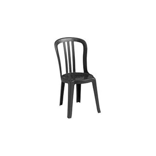 GROSFILLEX INC Miami Bistro Resin Stacking Outdoor Sidechair Black - Lot of 32