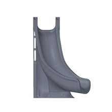 Global Pool Products Tidal Wave Inground Swimming Pool Water Slide Deck Mounted Left Curve Turn Grey GPPSTW-Grey-L