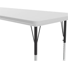 Pemberly Row Plastic Resin & Metal Activity Table Grey