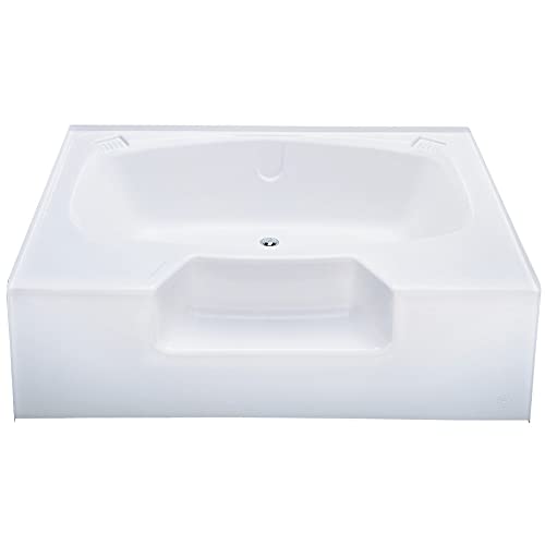 Kinro Composites W4054-SPK Outside Garden Tub White 40X54