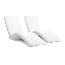 Step2 Vero Pool Lounger 2-Pack, Weighted in-Pool Lounge Chairs for Tanning Ledge and Baja Shelf, White