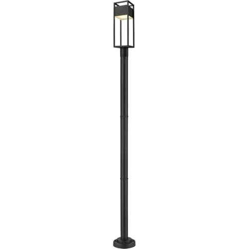 Z-Lite 1 Light Outdoor Post Mounted Fixture 585PHMR-567P-BK-LED, Black
