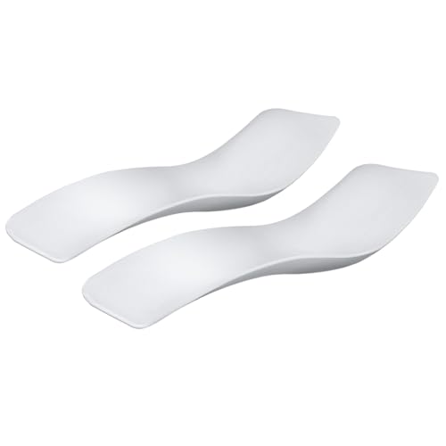 Aquamarine In-Pool Chaise Lounge Set - Weather Resistant Garden Chairs - Compatible with All Pool Types - White