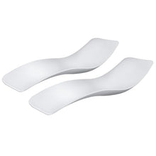 Aquamarine Patio Chairs Set of Two White