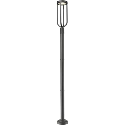 Z-Lite 5005PHB-567P-BK-LED Leland Outdoor Post, 1-Light 16 Watts, Sand Black