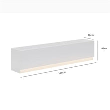 YUHUAWF Garden Bench Solar Light Planter Box Landscape Flower Bed Planter Box with Bench