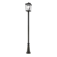 Z-Lite 3 Light Outdoor Post Mounted Fixture Oil Rubbed Bronze