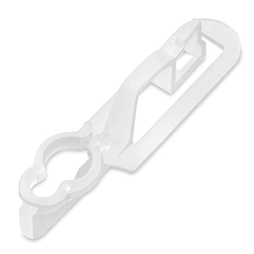 Holiday Lighting Outlet Omni All-in-One Christmas Light Clips | Hang C9 or C7 Lights from Rain Gutters or Shingles | Pack of 2000 Clips