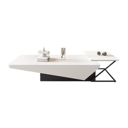 Side End Table Modern Minimalist Coffee and Side Table Set for Living Room, Small Space Design with Drawer, Stylish and Functional Furniture for Home Use Accent Coffee Table for Living Room Bedroom Of
