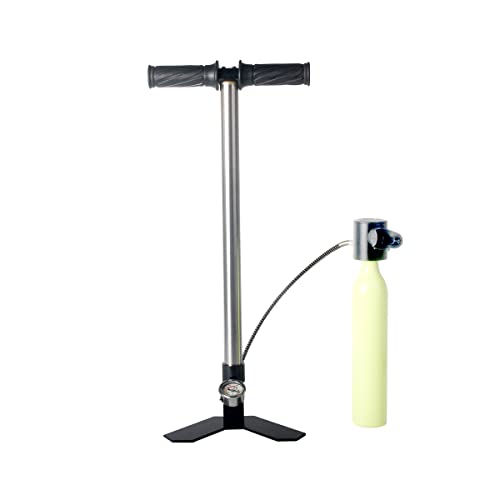 FIERRG Power Pumps High Pressure Hand Pump 3 Stage 4500psi Air Pump for High Pressure Tires and Pre-Charged Pneumatic Pump Accessories