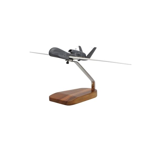 High Flying Models Northrop Grumman RQ-4B Global Hawk Mahogany Sculpture Multicolor