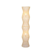 GTEFSWS Handmade Weaving Column Floor Lamp Modern Standing Light One Color