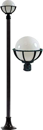 DABMAR LIGHTING INC GM2601-VG Wall Fixture,Globe,GM2601,VG,10" Light