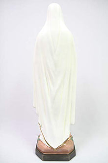 Vittoria Collection 32 Inch Our Lady of Lourdes Statue Sculpture Figurine Made in Italy Indoor Outdoor Garden