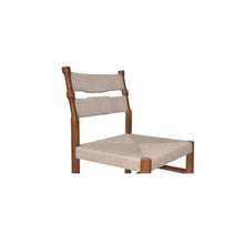 NADAAL STUDIOS Brennor Outdoor Dining Chair, Teak Wood, Natural, Set of 2