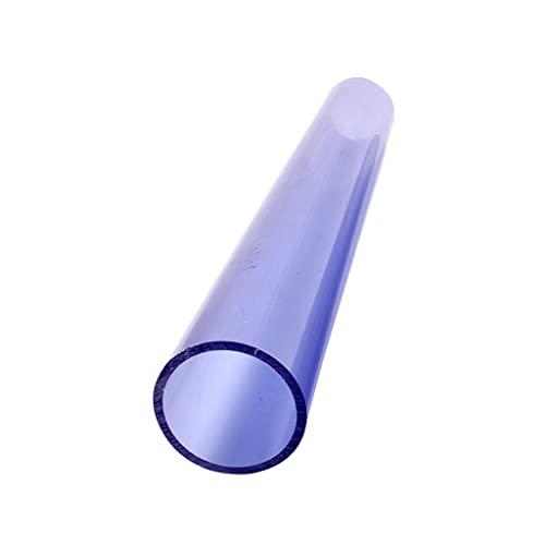 Clear Rigid Acrylic Pipe - 0.5M Length, Transparent UPVC Tube for Aquarium, Garden Irrigation & DIY Projects - 1 Piece(200mm)