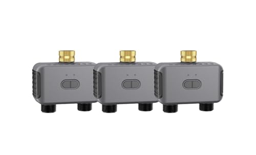 Value Garden Sprinkler Water Timer by 2 Way Rain Delay Filter Programmable Au-tomatic Irrigation Controller(3 PC EU(2-Way))