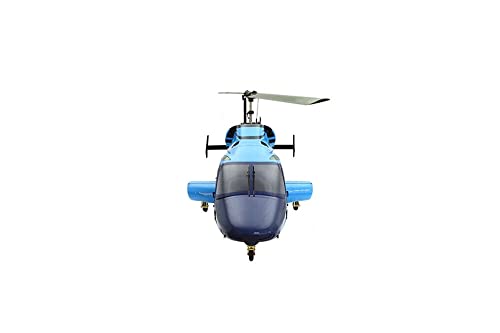 NOBRIM RC Helicopter 800 Size Blue Black Bell222 Fuselage V2 KIT