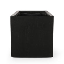 Hassyee Large Rectangle MGO Planter with Lightweight Concrete Structure for Backyard, Poolside, Lawn, Outdoor Flower Box with Drainage Hole for Growing Flowers, Plants, Herbs