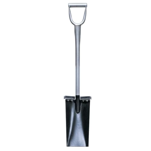 GENTERUN 6 Pack 13 Inch All Steel Straight Blade Spade Shovel D-Handle with 12 Rubber Foot Pads Replaces 163105000-6