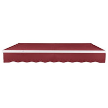 Awntech 24' Maui Manual (24' x 10') Retractable Patio Awning, Burgundy