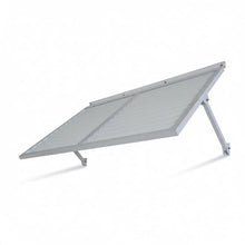 Streamlined Ridge Awning with Continuous Hinge for Home Exteriors, Folding Awning Screen with Integrated Flashing for Patio Doors, Corrosion-Free Frame Shade with Mounting Hardware for Entryways