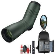 SWAROVSKI OPTIK 17-40x56 ATC Spotting Scope Angled Viewing Green with Cleaning Kit, LED Flashlight, UV Filter & Padded Backpack