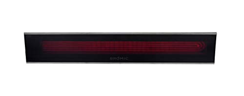 Platinum Smart-Heat - 50 Inch 3400W Electric Outdoor Patio Heater-240 Voltage-Black Finish