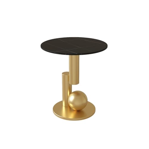 WGTYOA Side Table Sofa Living Room Light Luxury Corner A Few Rock Slab Casual Design Small
