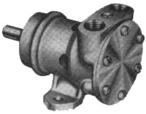 Jabsco Flexible Impeller Pedestal Pump 3.7 GPM 1/4" IPT Neoprene Impeller