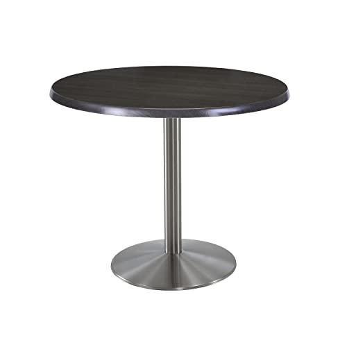 Holland Bar Stool Co. 36" Tall OD214 Indoor/Outdoor All-Season Table with 36" Diameter Charcoal Top