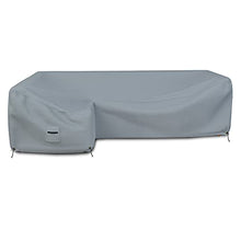 Patio Sectional Sofa Cover 18 Oz - 100% Waterproof & Weather Resistant PVC Coated 83" x 104" x 31" x 32" L Shape Sofa Cover for Indoor/Outdoor (Left Side Sofa, Grey)