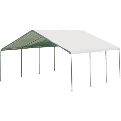 ShelterLogic 18' x 20' SuperMax Heavy Duty Steel Frame Canopy White