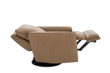 BarcaLounger Maple Power Swivel Glider Recliner-Seville-Fawn