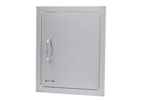Bull Outdoor Products Premium Components for Outdoor Kitchen BBQ Island Vertical Stainless Steel Access Door with Reveal