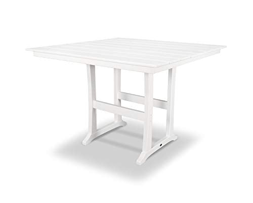 POLYWOOD® Tables Bar Table, White