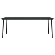 DYRJDJWIDHW Outdoor Sets for Patio,Porch Furniture,Balcony Furniture Sets for Apartments,9 Piece Patio Dining Set with Cushions BlackSuitable for Patio, Garden, Gazebo Low