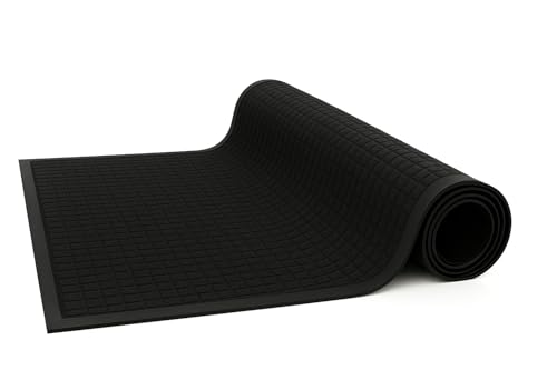 Guardian WaterGuard Indoor/Outdoor Wiper Scraper Floor Mat, Rubber/Nylon, 4'x20', Charcoal