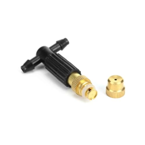 Garden supplies 5-100Pcs Outdoor Misting Cooling System Garden Irrigation Watering 4/7 Pipe Atomizer Nozzles Adjustable Garden Sprinklers Head Irrigation supplies(80 PCS)